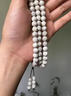 蔓笙海南星月菩提子108顆順白高密正月文玩手串男女佛珠項鏈盤(pán)玩手鏈 7*5mm 曬單實(shí)拍圖