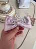 公主密碼發(fā)夾女孩兒童頭飾蝴蝶結頭發(fā)夾子學(xué)生可愛(ài)發(fā)卡新年禮物騏驥紅發(fā)飾 曬單實(shí)拍圖