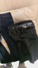 百斯盾棉柔牛仔褲男2025冬季新款親膚暖柔透氣經(jīng)典休閑百搭輕彈力歐版褲 深黑色-YD3Y0655501 30 2.3尺/175/74A) 曬單實(shí)拍圖
