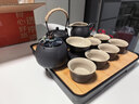 京東京造 茶具整套 功夫茶具陶瓷套裝茶壺茶杯茶盤(pán)【黑陶提梁壺】 12件套  曬單實(shí)拍圖