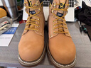 卡特（CAT）經(jīng)典大黃靴馬丁靴男鞋SecondShift牛皮鋼頭防護戶(hù)外工裝靴子男 黃色P89162 43 曬單實(shí)拍圖