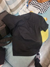 蕉下（beneunder）短袖T恤男士棉感寬松休閑透氣耐洗夏季男裝CT006漫暮黑XL 曬單實(shí)拍圖