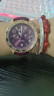 古歐（GUOU）女士手表女時(shí)尚品牌潮流女表學(xué)生女生手表簡(jiǎn)約個(gè)性大表盤(pán)石英腕表 皮帶紫 曬單實(shí)拍圖
