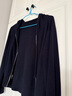 伊芙麗（eifini）朱珠代言綿羊毛翻領(lǐng)兩穿連帽拉鏈薄款針織開(kāi)衫2026春季新款女 藏青 連帽開(kāi)衫 L 115-130斤 曬單實(shí)拍圖