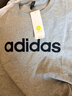 阿迪達斯（adidas）短袖棉質(zhì)圓領(lǐng)打底衫男休閑百搭上衣男裝 L碼 曬單實(shí)拍圖