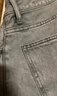 優(yōu)衣庫常規款男裝女裝寬松直筒牛仔褲/水洗產(chǎn)品475551 02 淺灰色 28 /160/70A 曬單實(shí)拍圖