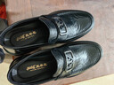 老爺車(chē)皮鞋男2025正裝春秋季男士新款商務(wù)休閑皮鞋真皮厚底英倫風(fēng)小皮鞋 黑色 40 曬單實(shí)拍圖
