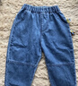 嘟嘟家【軟牛仔】寶寶牛仔褲春秋兒童寬松休閑褲春季百搭男童運動(dòng)褲春裝 牛仔藍 110 曬單實(shí)拍圖