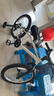 迪卡儂兒童自行車(chē)6-12歲青少年山地車(chē)學(xué)生單車(chē)20/24寸自行車(chē) 活力白20寸套裝（車(chē)+腳撐+車(chē)鈴） 曬單實(shí)拍圖