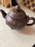 勤郎超大容量紫砂壺1000ML井欄壺彩繪中式陶瓷大茶壺泡茶器手把禮物 純棕色井欄壺 1000ml 曬單實(shí)拍圖