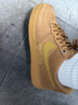 耐克空軍一號男輕便透氣板鞋夏季運動(dòng)鞋NIKE AIR FORCE 1 CJ9179 200亞麻/麥黃/橡皮淺褐/黑 44 曬單實(shí)拍圖