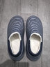 潔麗雅防水棉拖鞋男士冬季外穿全包跟防滑保暖居家用室內加絨加厚棉鞋男 遠峰藍 【一鞋兩穿 防水保暖】 40-41 【適合39-40】 曬單實(shí)拍圖