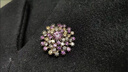 芯奢彩鉆蒲公英設計胸針高檔女新款氣質(zhì)奢華別針精致胸花西服大衣配 彩鉆花朵胸針 曬單實(shí)拍圖