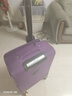 大嘴猴（paul frank）牛津布拉桿箱女帆布行李箱男輕音萬(wàn)向輪旅行大容量布箱防刮密碼箱 紫色/升級版 24英寸 曬單實(shí)拍圖
