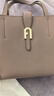 芙拉（FURLA）【禮物】MIASOFIA牛皮中號女士上班通勤手提包托特包大容量 巖石灰 M 曬單實(shí)拍圖