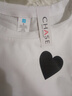 100%純棉春秋款小個(gè)子短款圓領(lǐng)無(wú)帽衛衣女韓版寬松時(shí)尚高腰上衣服 白色LOVE愛(ài)心款【純棉】 3XL 建議135-155斤 曬單實(shí)拍圖