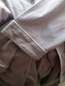 浪莎【100%棉】女士睡衣女春夏自帶胸墊棉柔舒適家居服套裝可外穿紫色 曬單實(shí)拍圖