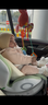 Prigel舒安pro新生嬰幼兒寶寶兒童安全座椅可坐可躺車(chē)載汽車(chē)用0-6-12歲 舒安pro 奶油青提(不窩脖設計+單手旋轉+175°大躺角) 曬單實(shí)拍圖