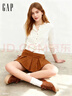 蓋璞（GAP）女裝春款純棉圓領(lǐng)針織衫基礎款開(kāi)衫毛衣美版443176 白色 S 美碼  M亞洲碼165/88A 曬單實(shí)拍圖