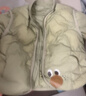 童泰（TONGTAI）寶寶羽絨服外套冬季嬰兒衣服男女童立領(lǐng)鴨絨服上衣灰綠色90cm 曬單實(shí)拍圖