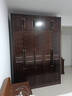 雅華香舍新中式黑胡桃木實(shí)木衣柜臥室大衣櫥現代簡(jiǎn)約小戶(hù)型家用收納儲物柜 四門(mén)衣柜 曬單實(shí)拍圖
