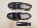 蜻蜓牌男鞋頭層牛皮男士皮鞋商務(wù)休閑鞋真皮正宗牛筋底耐磨高檔爸爸鞋 黑色四季款WJ2031 42 曬單實(shí)拍圖