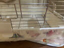 MDUG寵物托盤(pán)清潔袋兔籠底盤(pán)薄膜鸚鵡鳥(niǎo)籠狗籠一次性袋子松緊塑料薄膜 110cm50個(gè)加厚松緊口款 【直徑45-75托盤(pán)】 曬單實(shí)拍圖