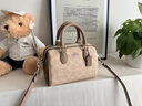 蔻馳（COACH）【品牌直供】女士ROWAN手提單肩斜挎波士頓包CW330禮物 曬單實(shí)拍圖