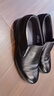 老人頭（LAORENTOU）皮鞋男鞋商務(wù)正裝鞋韓版休閑頭層皮軟底透氣休閑鞋 110210 黑 40 曬單實(shí)拍圖