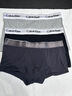 Calvin KleinCK男士棉質(zhì)平角內褲內衣 3條套裝 短褲 保稅倉發(fā)貨 LV00NB4389 /MP1黑白灰 XL 曬單實(shí)拍圖