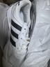 adidas「面包鞋」COURTIC經(jīng)典運動(dòng)板鞋男女阿迪達斯官方三葉草 白/黑（JQ5042）   38.5 曬單實(shí)拍圖