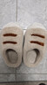 名創(chuàng  )優(yōu)品（MINISO）萌趣熊爪棉拖鞋宿舍可愛(ài)高顏值外穿居家用室內棉拖鞋 卡其 38-39 曬單實(shí)拍圖