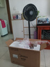 美的（Midea） 電風(fēng)扇 家用風(fēng)扇7葉落地扇立式輕音節能大風(fēng)量電扇臺扇迷你扇臺立兩用轉頁(yè)扇空氣循環(huán)扇安靜低音 【臺立兩用丨7葉勁風(fēng) 】SAF30AB 家用落地扇 曬單實(shí)拍圖