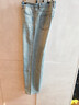 絲柏舍高腰水洗闊腿褲女2026春裝新款韓版垂感顯瘦簡(jiǎn)約牛仔褲 曬單實(shí)拍圖