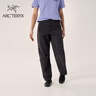 ARC'TERYX始祖鳥(niǎo) CLARKIA COTTON PANT W WIDE LEG 女子 休閑長(cháng)褲 BLACK/黑色 2 曬單實(shí)拍圖