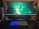 華碩戰影34 VG34WQML5A 34英寸電競顯示器2K WQHD曲面帶魚(yú)屏HVA 250Hz高刷HDR400 95%DCI-P3 HDMI2.1 曬單實(shí)拍圖