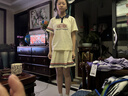 ASK JUNIOR度假風(fēng)套裝女童2026夏季兒童針織polo衫短裙網(wǎng)球服兩件 米白 170 曬單實(shí)拍圖
