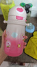 babycare草莓兒童保溫杯嬰幼兒寶寶水杯吸管杯學(xué)飲杯外出水壺兒童水杯t 贈直通吸嘴-背帶款引力洋紅 450ml 曬單實(shí)拍圖