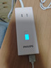 飛利浦（PHILIPS）氮化鎵67W快充筆記本插座/桌面充電站/桌面插座/USB插線(xiàn)板便攜插排 小電艙安全快充2C2A+3插孔粉 曬單實(shí)拍圖