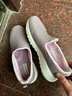 斯凱奇（Skechers）女鞋冬季軟底百搭休閑鞋厚底加絨一腳蹬健步鞋輕便運動(dòng)鞋124676 曬單實(shí)拍圖