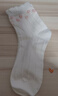 浪莎月子襪產(chǎn)婦襪子女純棉夏季不勒腳白色襪子松口襪中筒孕婦寬口襪 曬單實(shí)拍圖