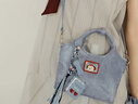 toutou2025新款女包牛仔菜籃子托特包百搭通勤送女友生日禮物 曬單實(shí)拍圖