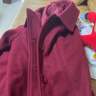 啄木鳥(niǎo)中長(cháng)款夾棉毛呢外套女秋冬2025年新款洋氣中年媽媽裝保暖呢子大衣 酒紅色 2XL (130-140斤) 曬單實(shí)拍圖