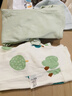 貝瑞加（Babyprints）嬰兒連體衣2件裝初生寶寶純棉A類(lèi)連體衣新生兒四季哈衣 綠52 曬單實(shí)拍圖