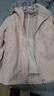 駱駝（CAMEL）三防沖鋒衣戶(hù)外登山服防風(fēng)防水防污三合一運動(dòng)外套 AD22263513X,抓絨內膽煙花粉，女 L 曬單實(shí)拍圖