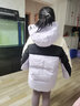 巴拉巴拉童裝兒童羽絨服女童冬季中長(cháng)款大童保暖上衣舒適戶(hù)外拼色 紫色調-白鴨絨-00377 150 充絨量160g 曬單實(shí)拍圖