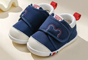 卡特免童鞋寶寶學(xué)步鞋2025春秋新款女童透氣網(wǎng)面嬰兒鞋軟底男童機能鞋 藏青小熊（春秋款） 18 鞋內長(cháng)13.3cm/適合腳長(cháng)12.8cm 曬單實(shí)拍圖