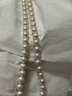 南珠宮福祿淡水珍珠項鏈925銀扣白色強光近圓女款送禮 7.5-8.5mm 曬單實(shí)拍圖