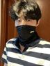 JEEP防曬面罩騎行防紫外線(xiàn)冰絲脖套面巾圍脖頭套男薄魔術(shù)頭巾女 黑色 曬單實(shí)拍圖