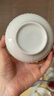 幾物森林 陶瓷飯碗小湯碗盛湯盛飯家用蒸蛋碗小面碗米飯碗具 4.5英寸6只裝 曬單實(shí)拍圖